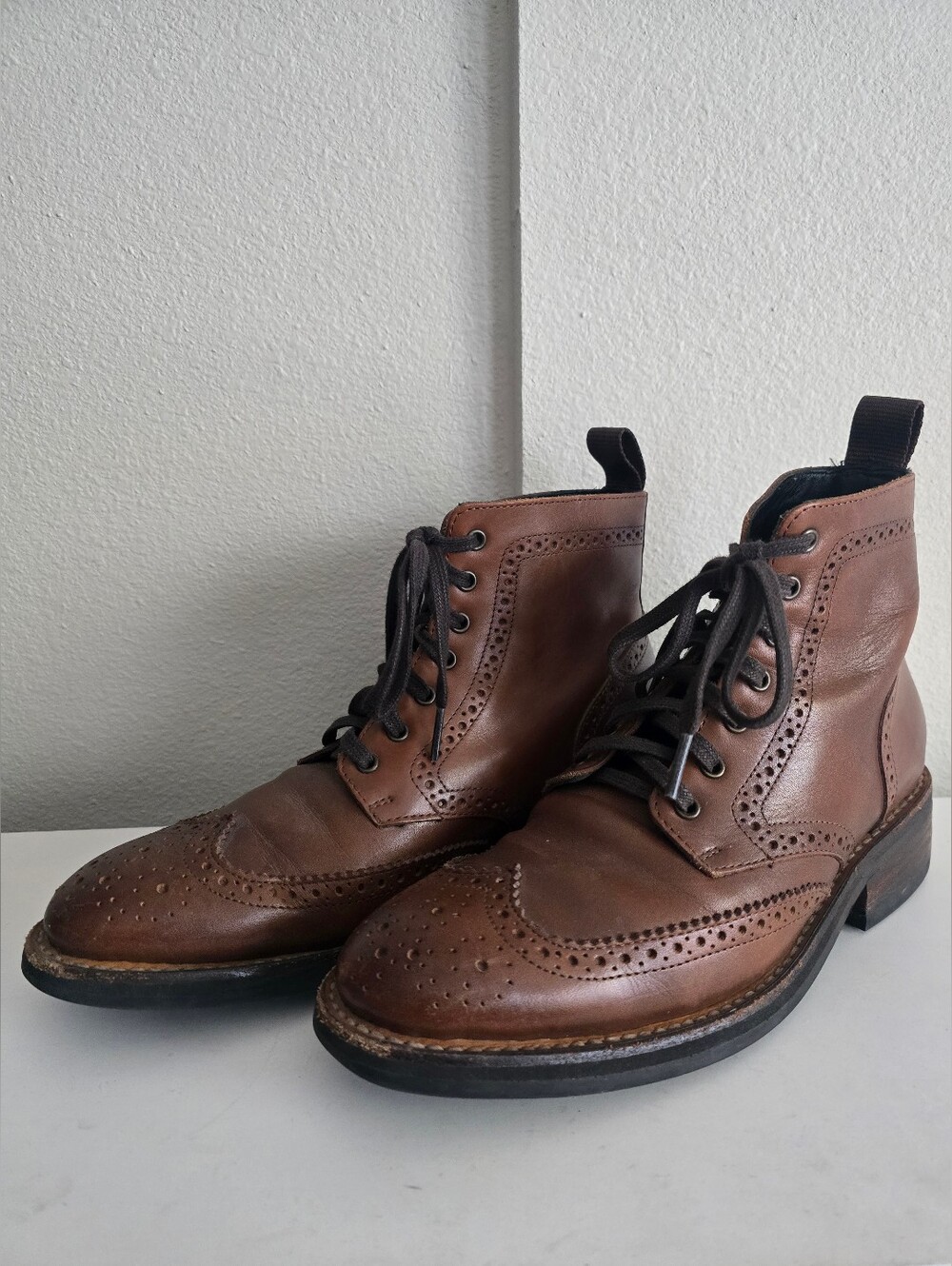 Thursday Boots Wing Tip Brown Men's 7.5 - Picture 2 of 6